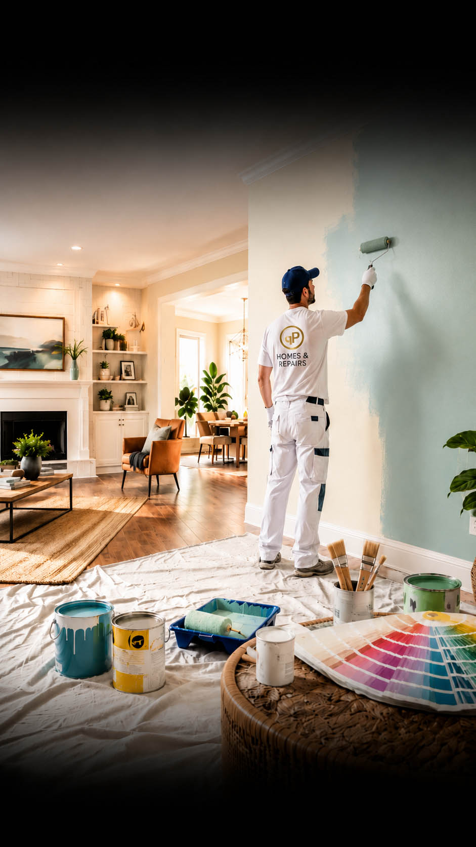 Painting services by GP Homes and Repairs